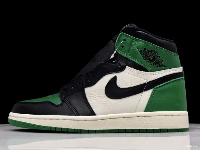 Rep TBkick 555088-302 NRG Green High OG 1 Pine Sail-Black Air Jordan 0619
